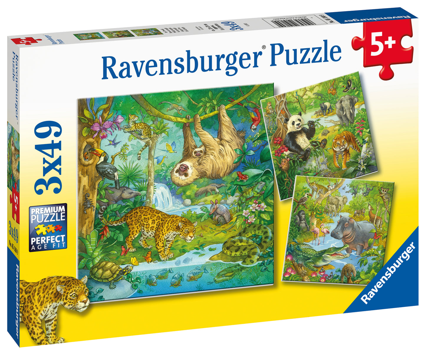Ravensburger Jungle Fun, 3x49pc