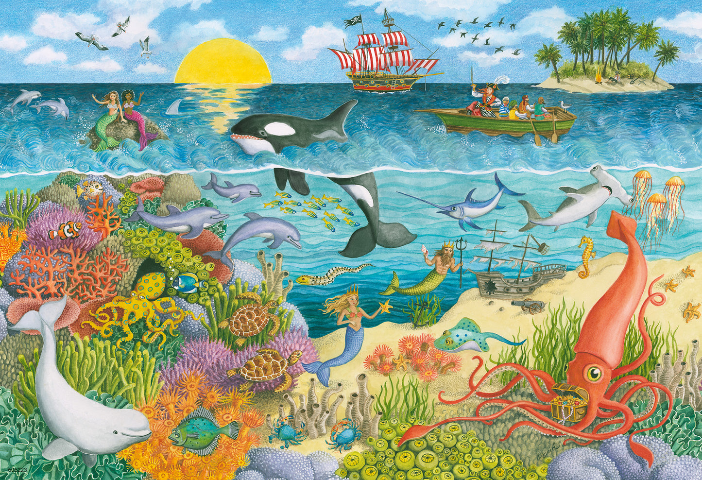 Ravensburger Pirates & Mermaids, 2x 24pc