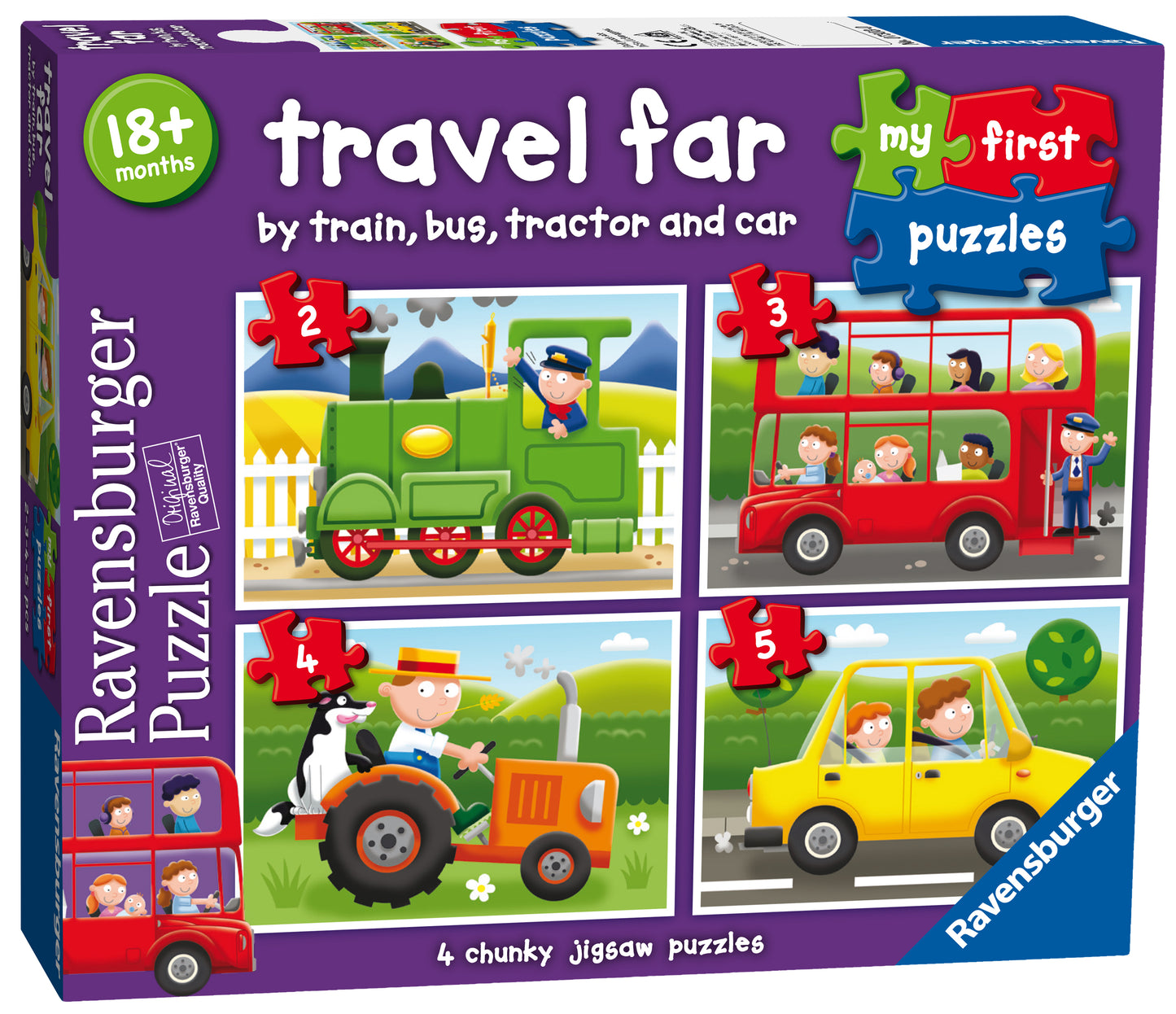 Ravensburger Travel Far My First Puzzles (2,3,4,5pc)