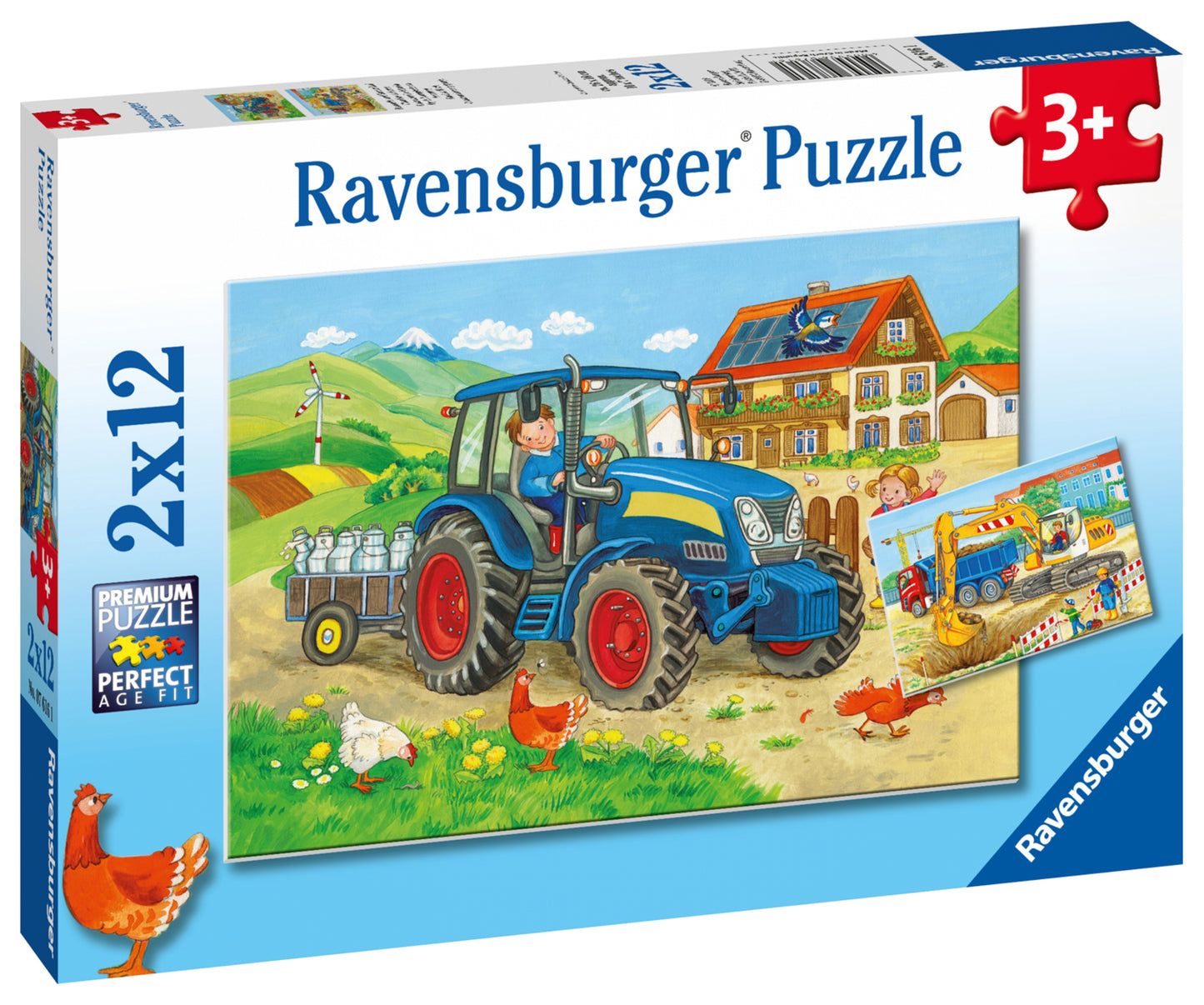 Ravensburger Hard at Work, 2x 12pc