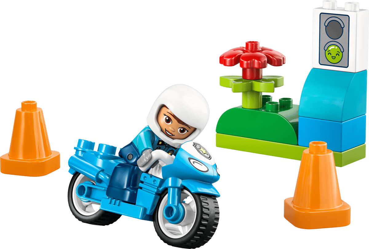Lego Duplo 10471 Blue Police Motorcycle