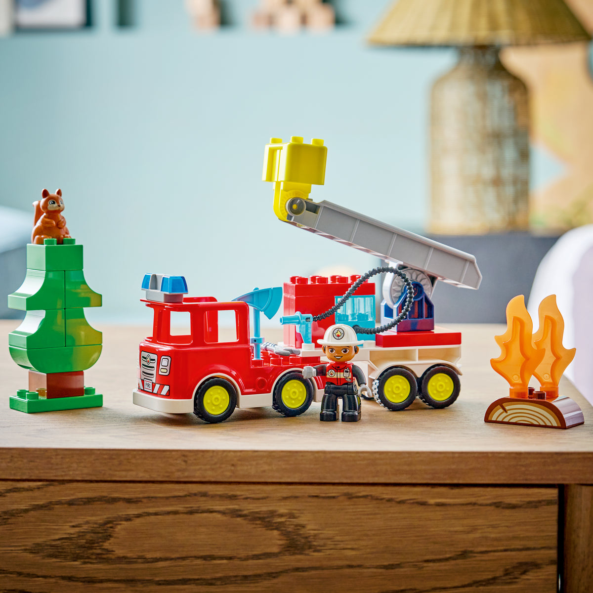 LEGO DUPLO Town 10473 Fire Truck with Hose and Firefighter