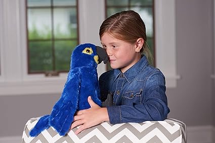 Wild Republic Plush Cuddlekins Hyacinth Macaw 30Cm