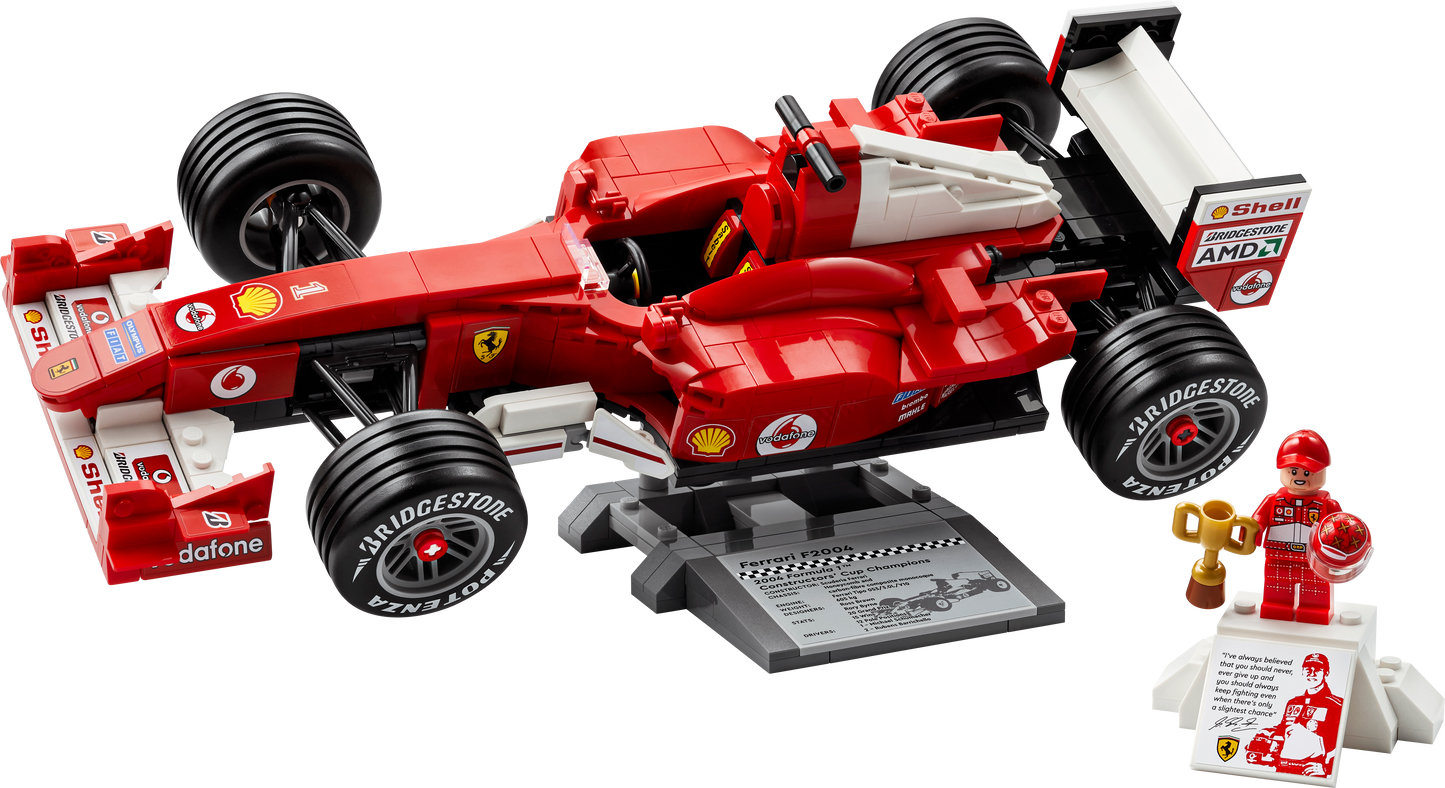 Lego Icons 11375 Ferrari with Michael Schumacher