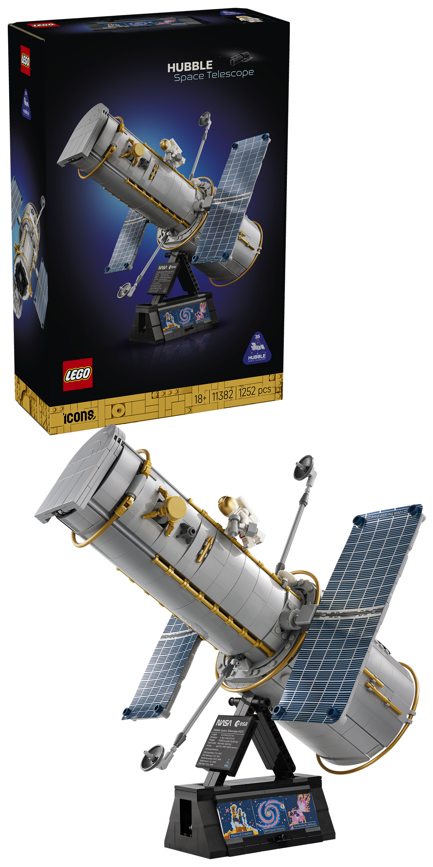 LEGO Icons 11382 Hubble Space Telescope