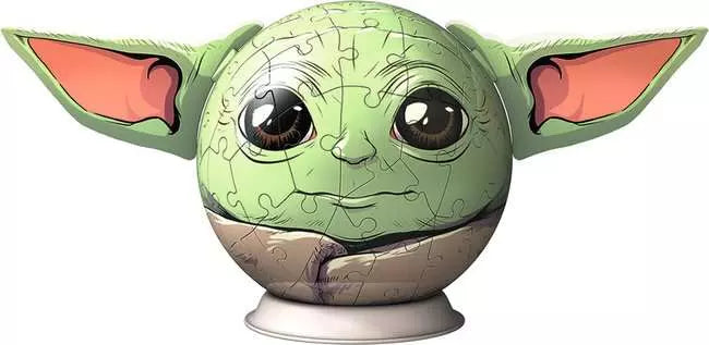 Ravensburger Star Wars Grogu with Ears 3D Puzzle Ball, 72pc