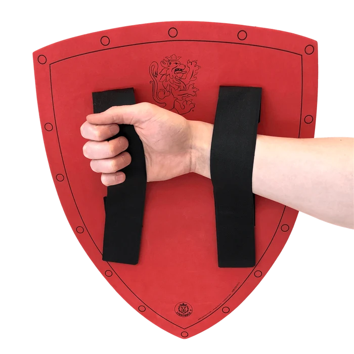 Liontouch Noble Knight Shield, Red, One Layer