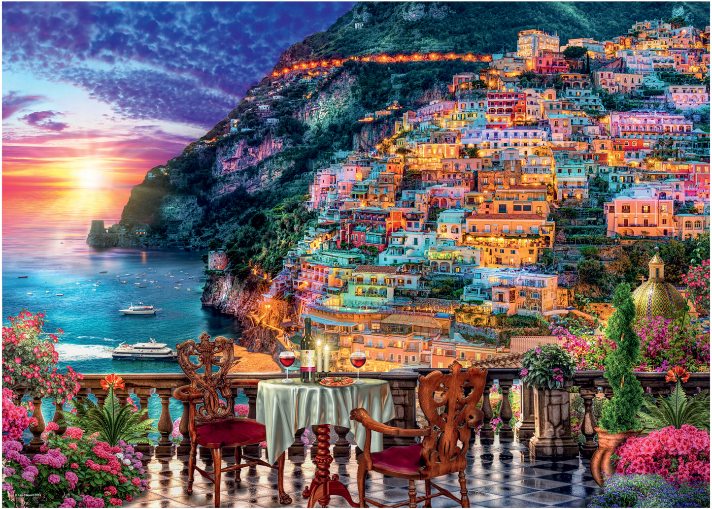 Ravensburger Dinner in Positano, 1000pc