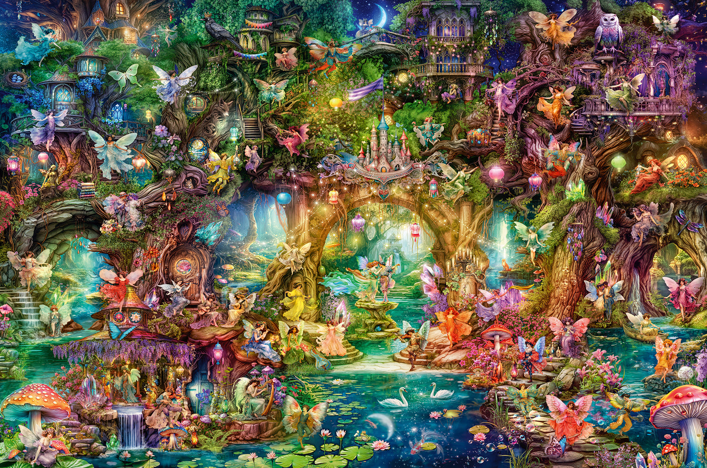 Ravensburger The Hidden World of Fairies – Aimee Stewart, 4000pc