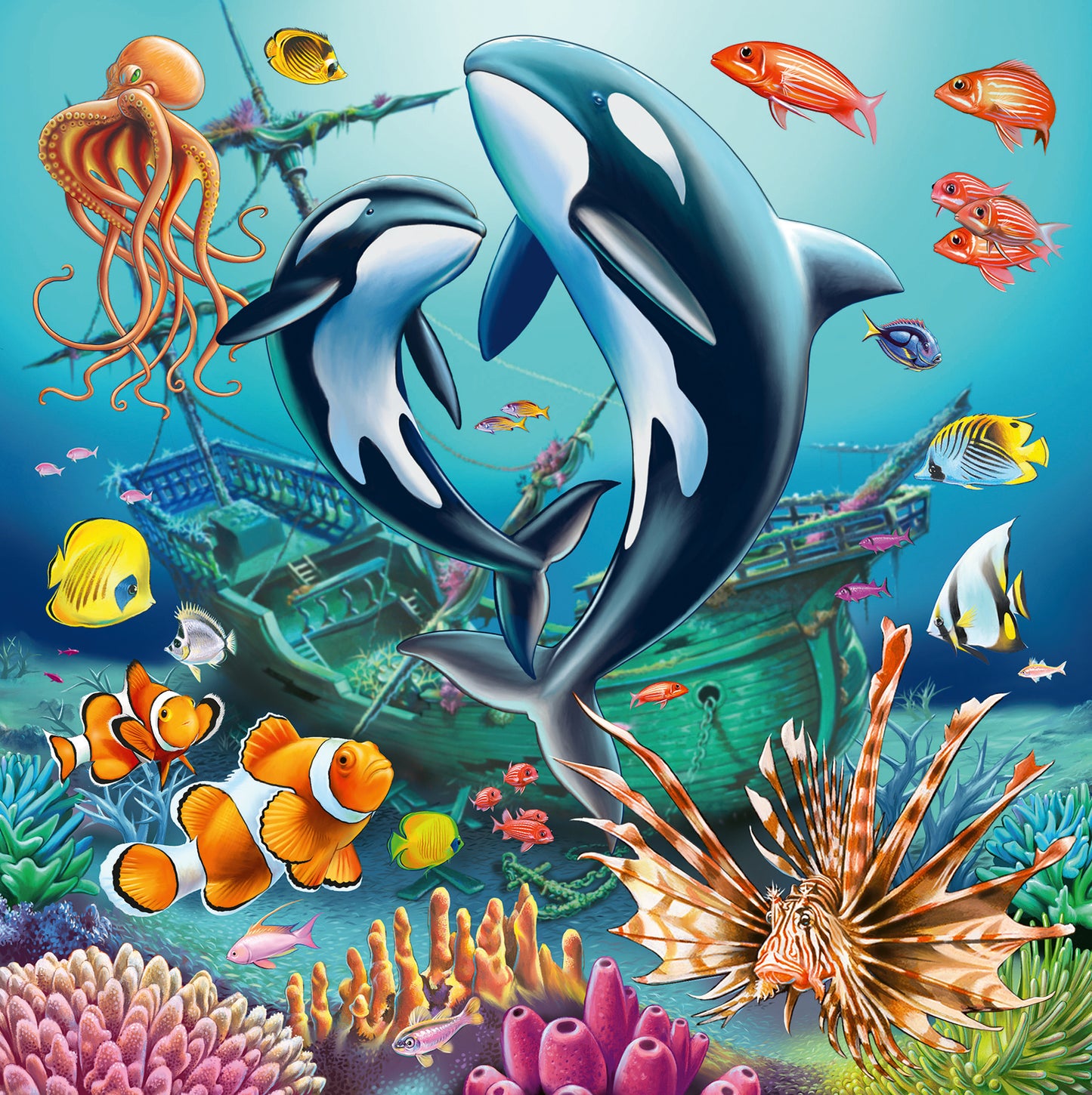 Ravensburger Under Water, 3x49pc