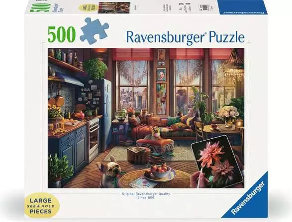 Ravensburger Cozy Boho Studio, 500pc Large Format