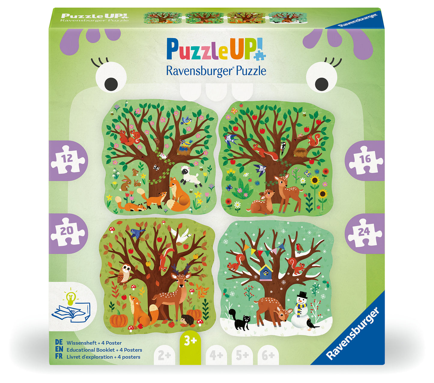 Ravensburger Puzzle Up Four Seasons (12,16,20,24pc)