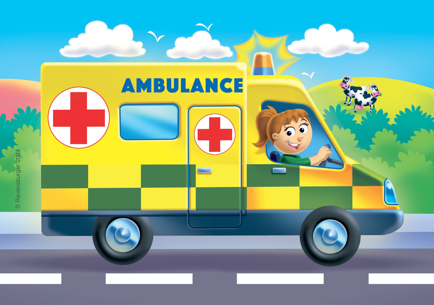 Ravensburger Rescue Vehicles, My First Puzzles (2,3,4,5pc)