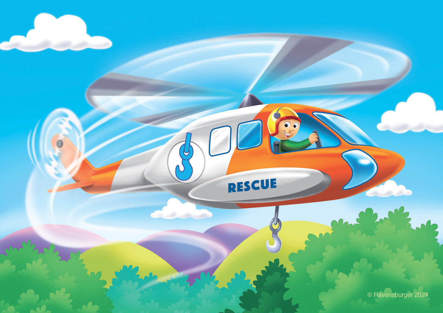 Ravensburger Rescue Vehicles, My First Puzzles (2,3,4,5pc)