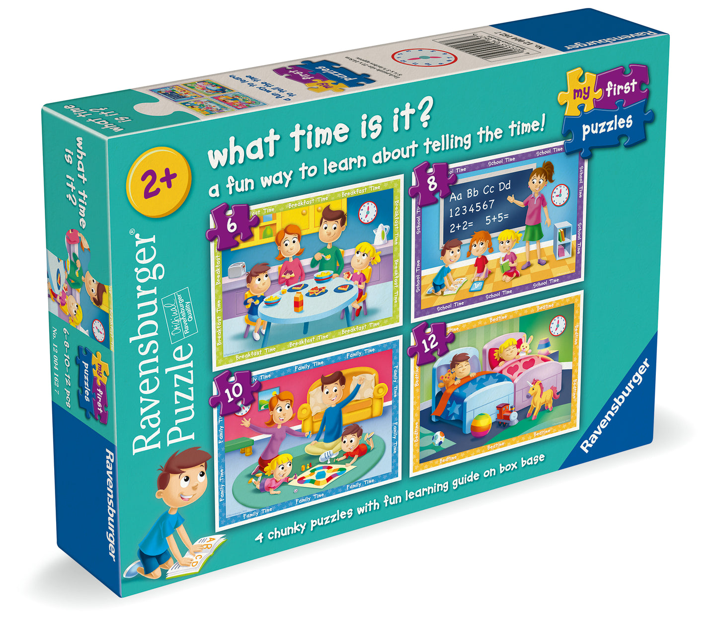 Ravensburger What's the Time? My First Puzzles (6,8,10,12pc)