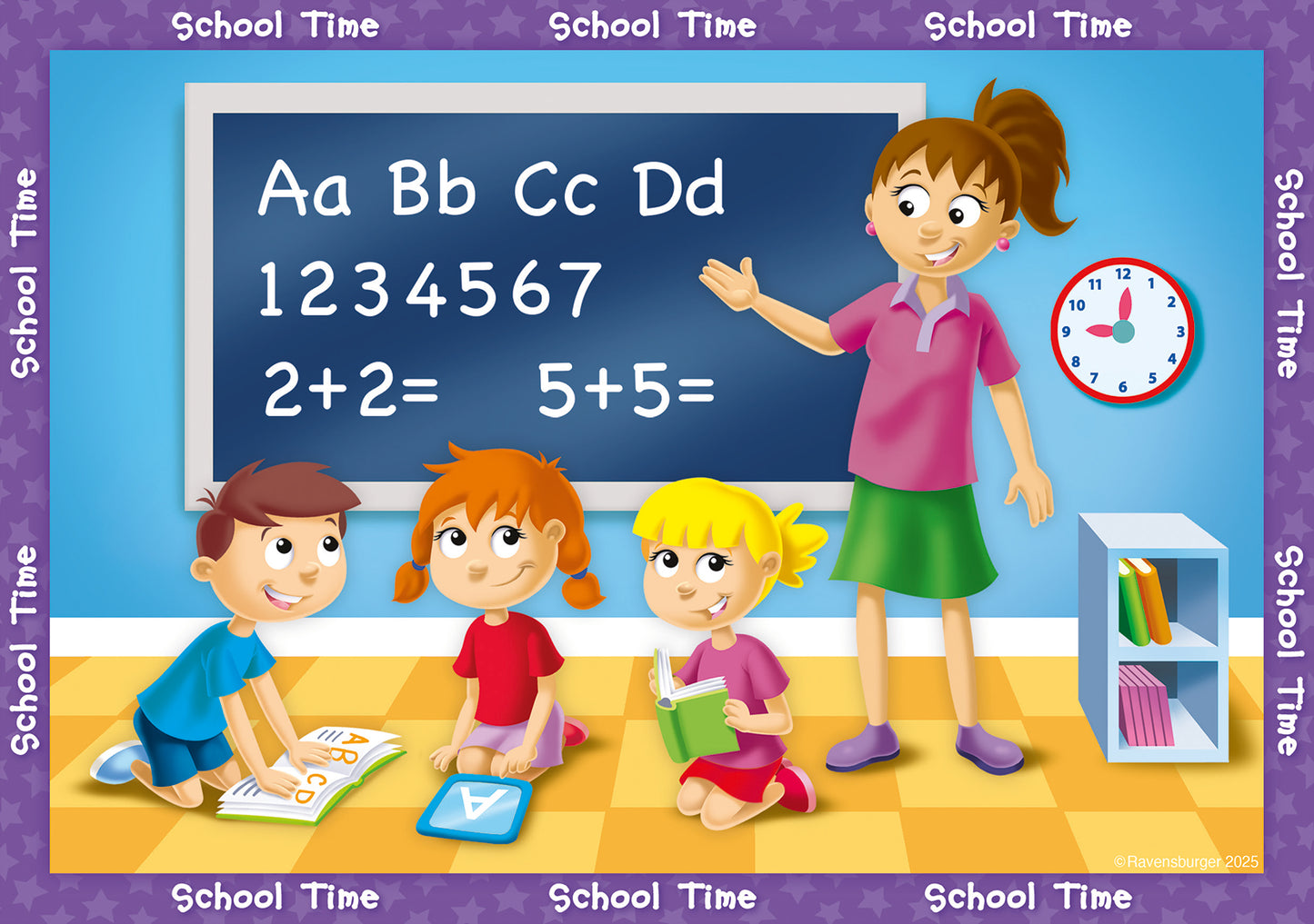 Ravensburger What's the Time? My First Puzzles (6,8,10,12pc)