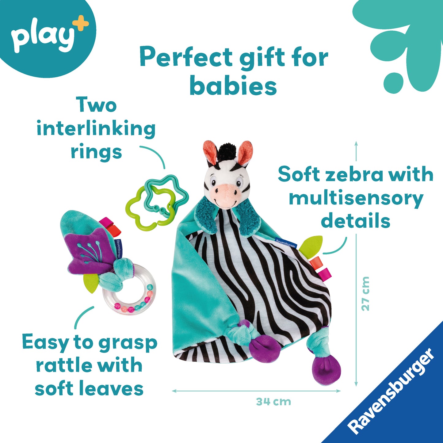 Ravensburger My First Snuggle Friend: Zebra