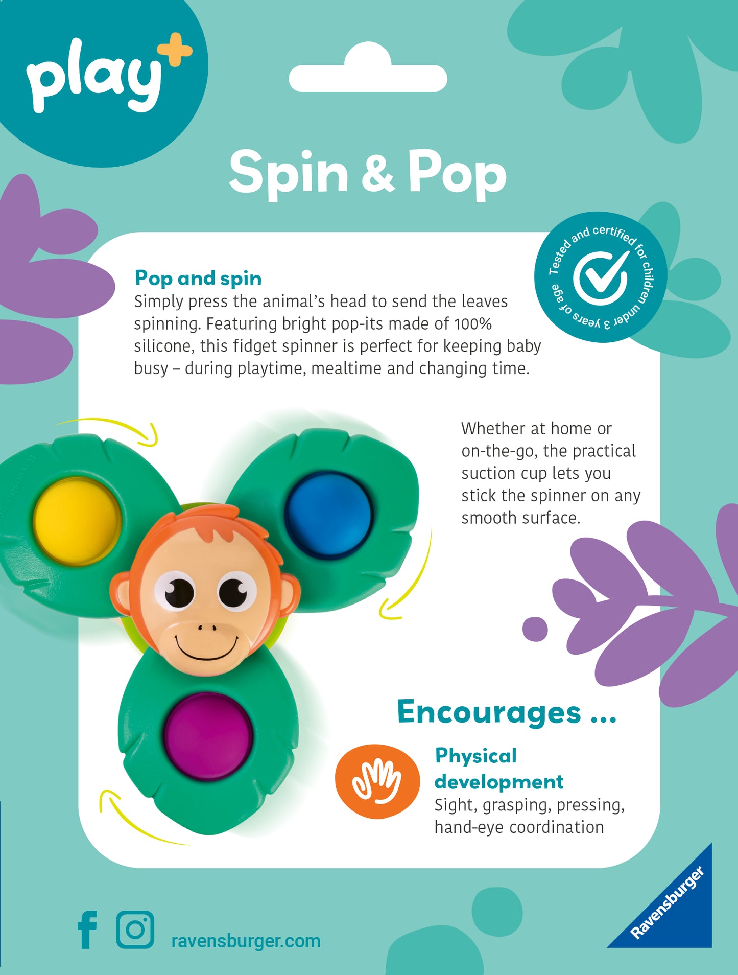 Ravensburger Spin & Pop: Monkey