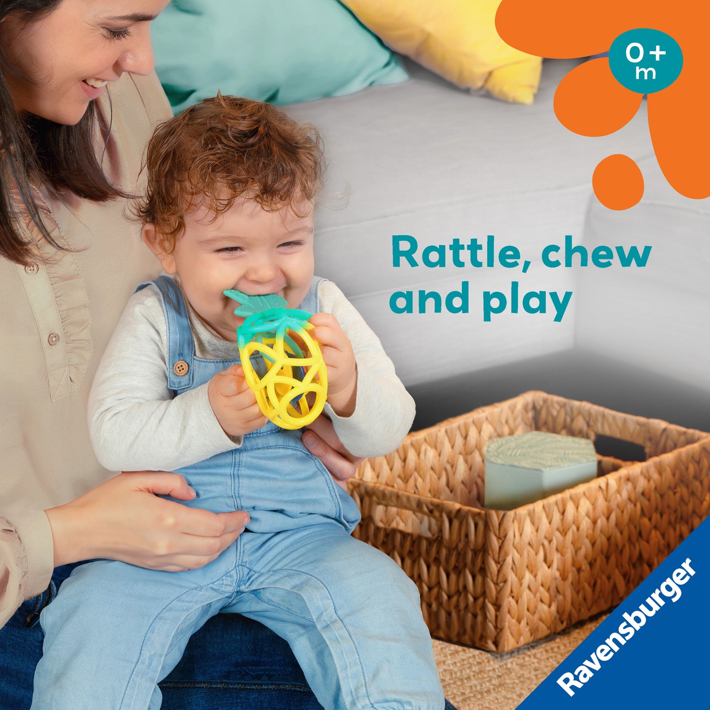 Ravensburger Rattle Teether: Pineapple