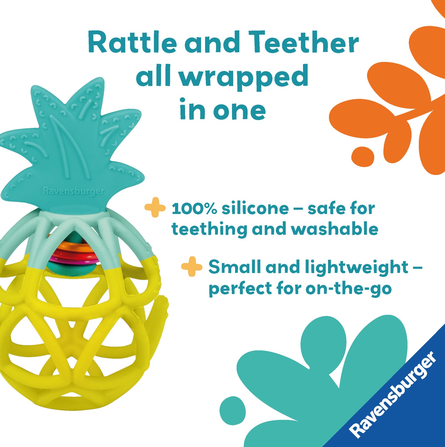 Ravensburger Rattle Teether: Pineapple