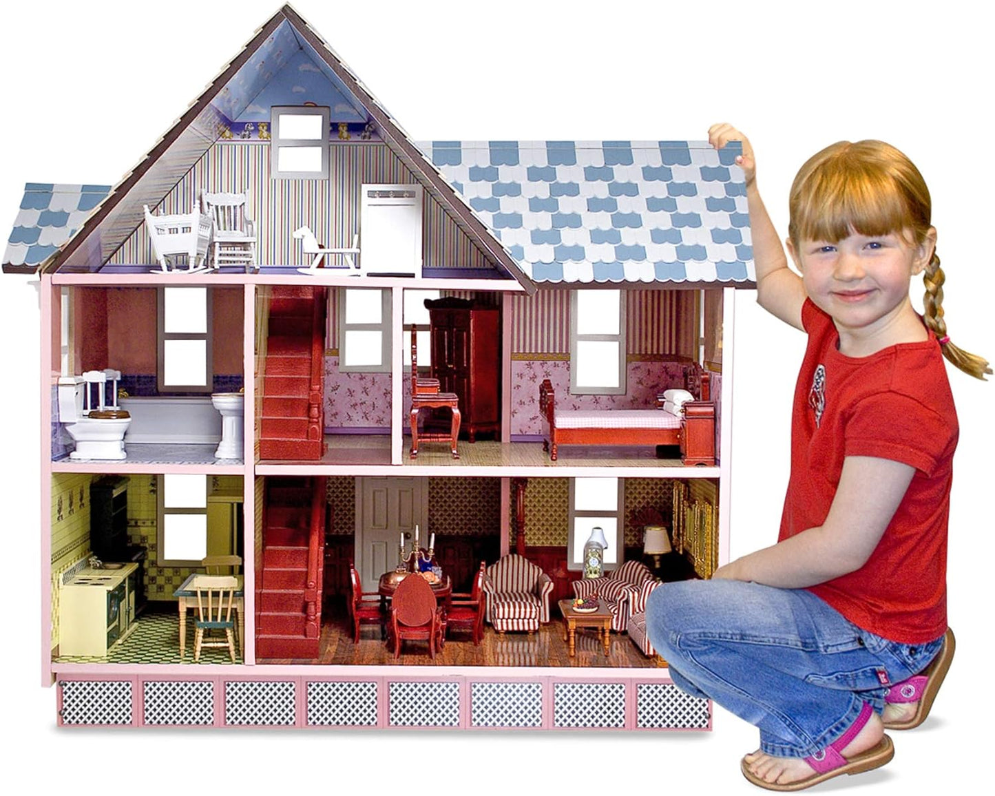 Melissa & Doug Victorian Dollhouse