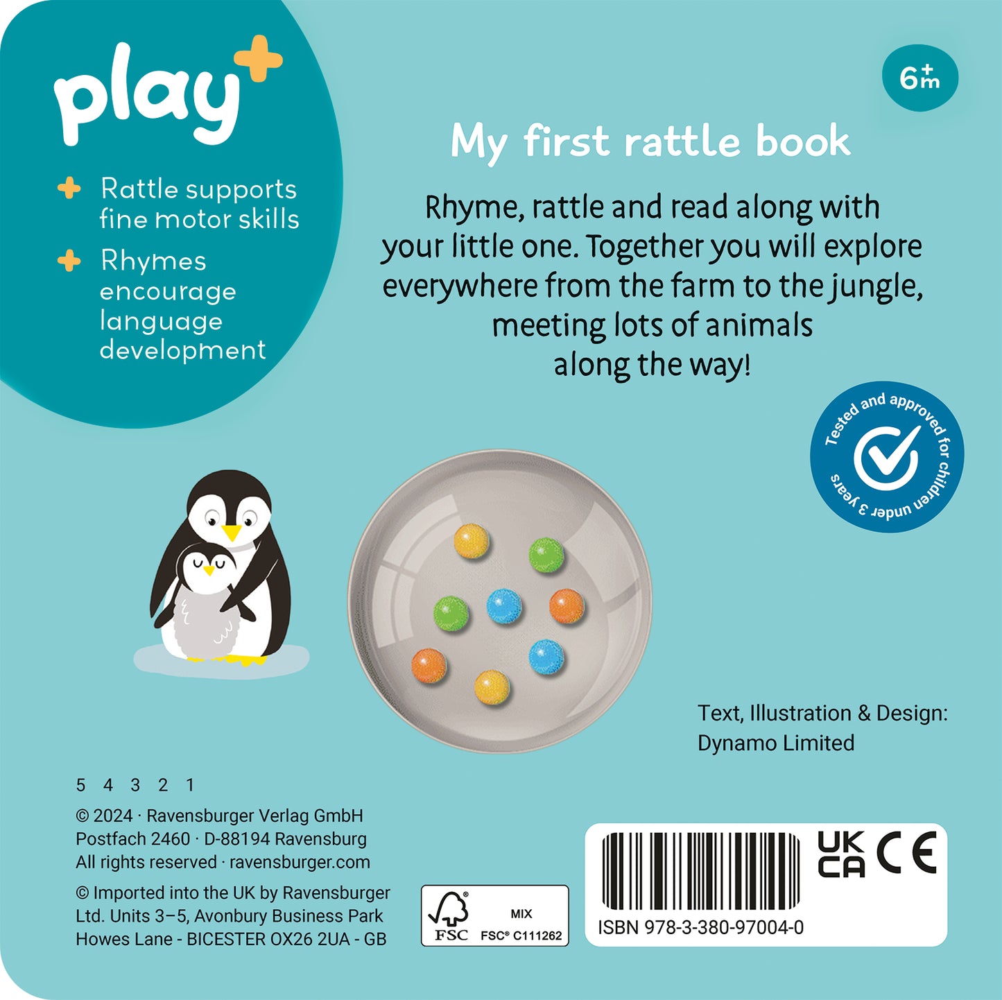 Ravensburger Ready, Steady, Shake: First Animals Book