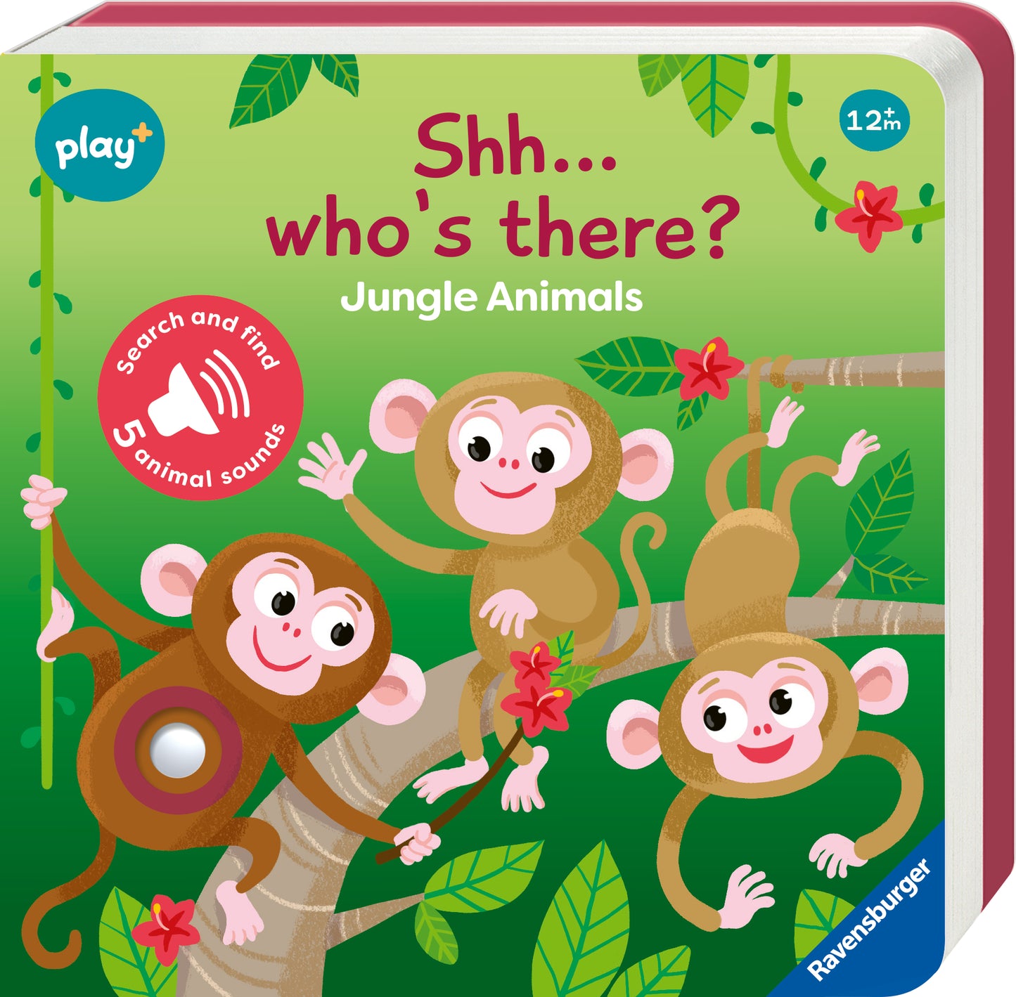 Ravensburger Shh Who's there? Jungle Animals Book