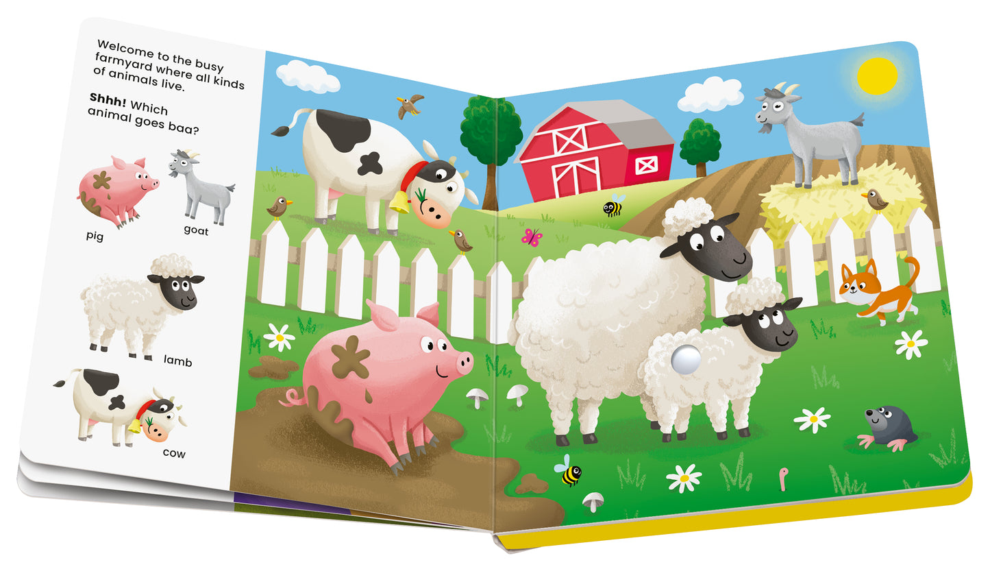 Ravensburger Shh Who's there? Baby Animals Book