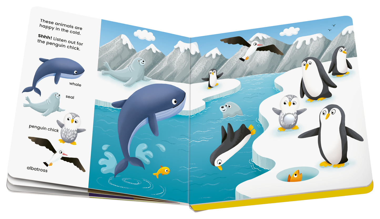 Ravensburger Shh Who's there? Baby Animals Book