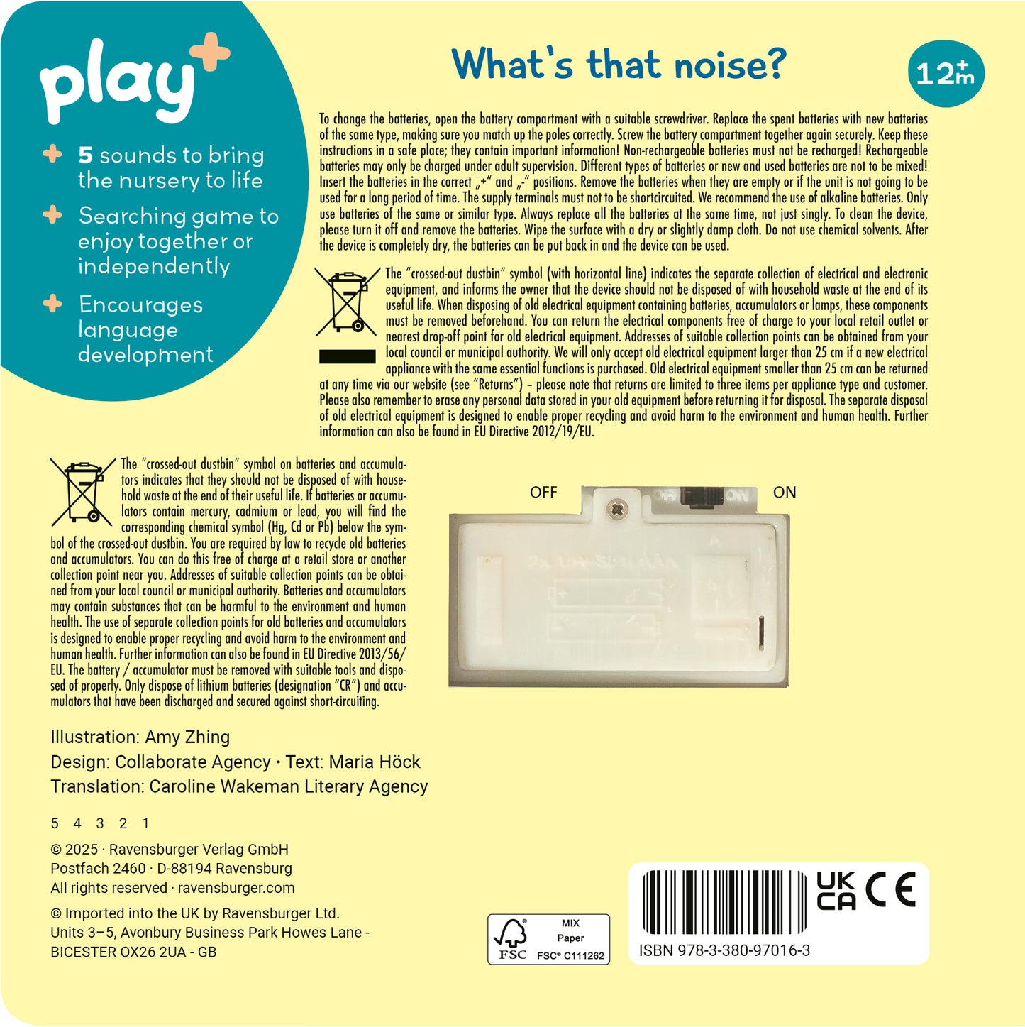 Ravensburger Shh Who's there? At the Nursery Book