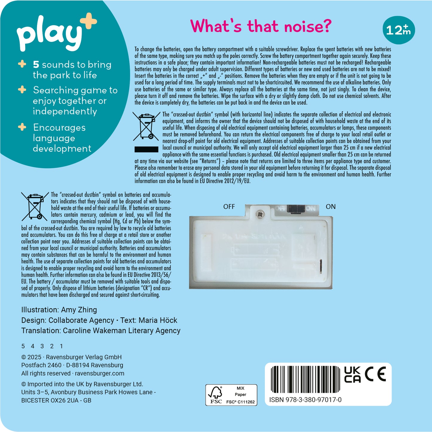 Ravensburger Shh Who's there? At the Park Book