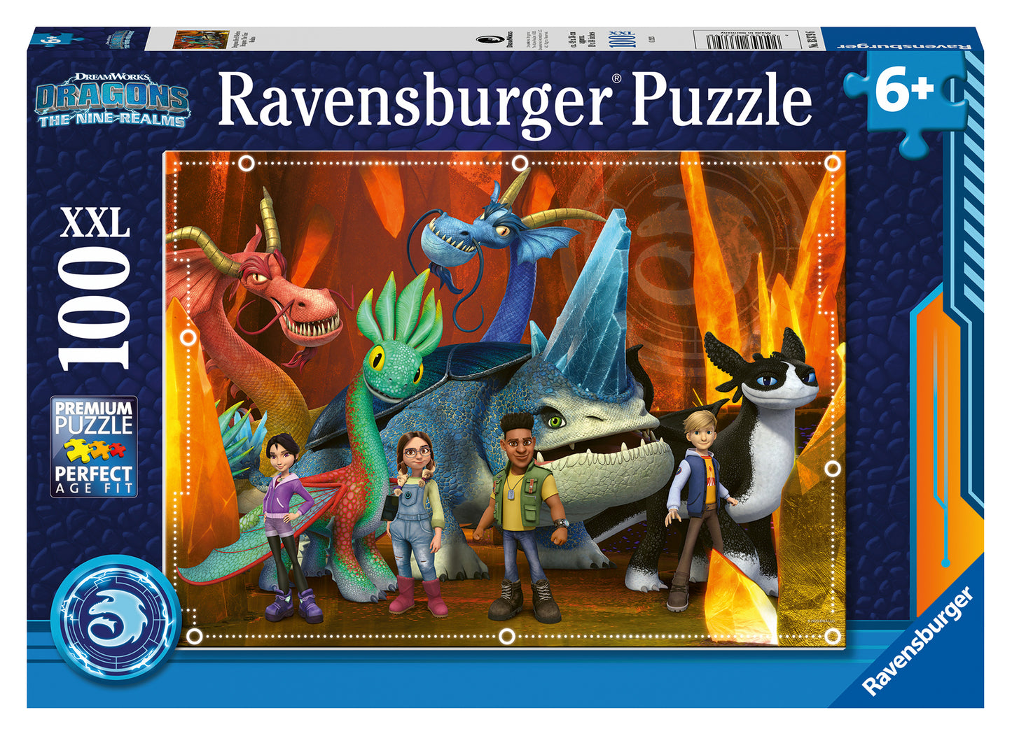 Ravensburger Dragons: The Nine Realms, 100pc XXL