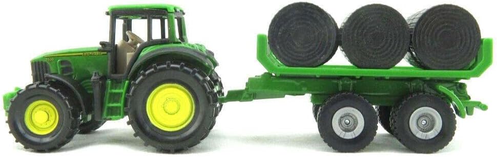 Siku 1:87 John Deere 7530 W/Trailer & Bales
