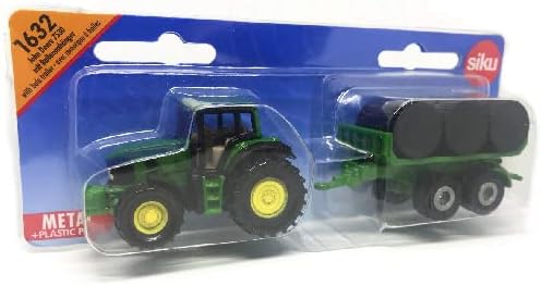 Siku 1:87 John Deere 7530 W/Trailer & Bales