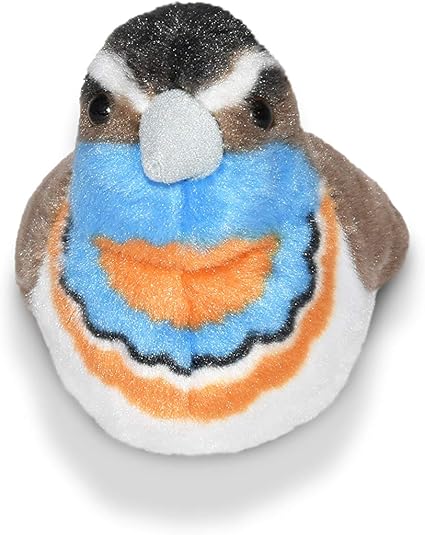 Wild Republic Plush Bird Rspb Bluethroat 18Cm