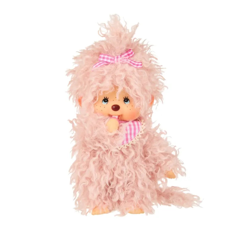 Monchhichi Fluff Pink Girl (20 cm)