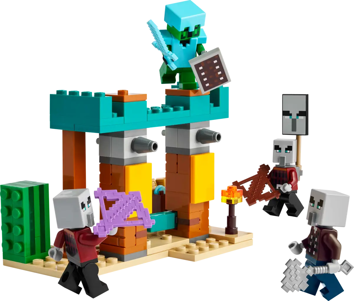 Lego  Minecraft 21267 The Illager Desert Patrol