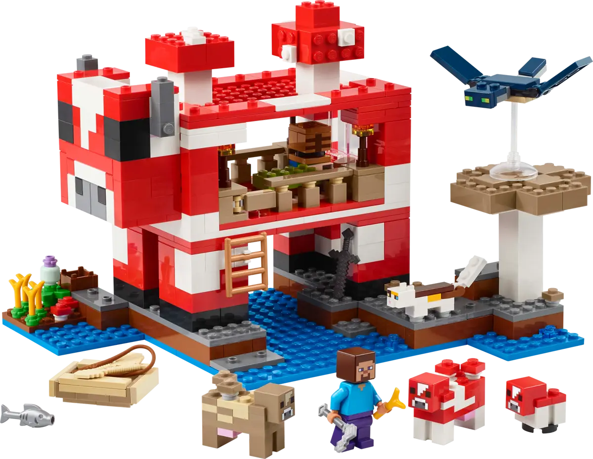 Lego  Minecraft 21270 The Mooshroom House
