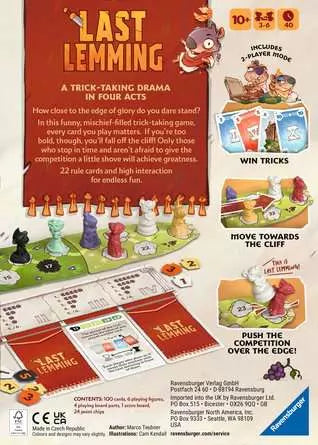 Ravensburger Last Lemming Game