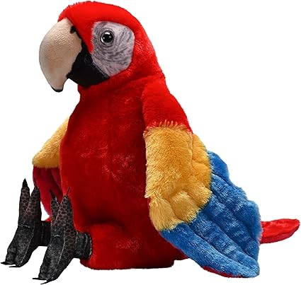 Wild Republic Plush Artist Collection Scarlet Macaw 33Cm
