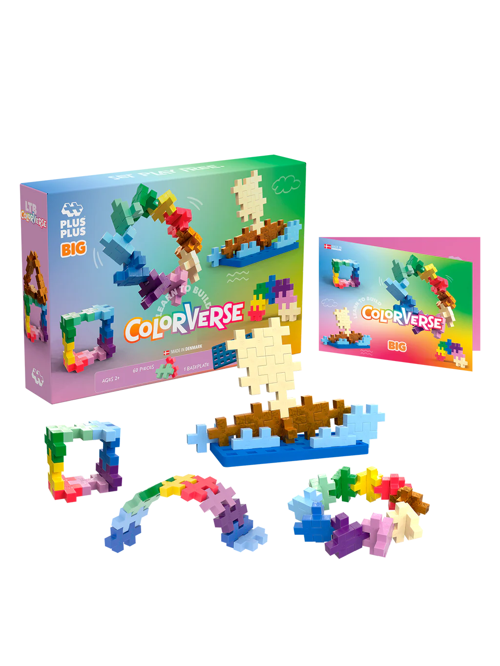 Plus Plus Learn to Build Colorverse 60pc