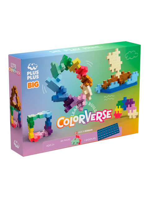 Plus Plus Learn to Build Colorverse 60pc