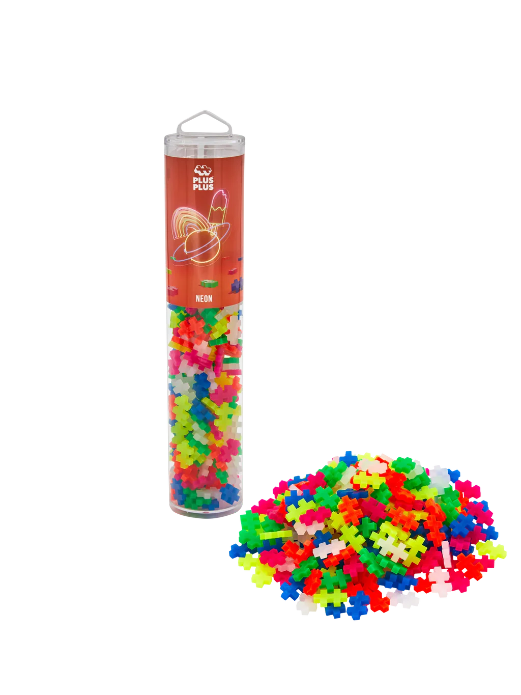 Plus Plus Tube - 240 pc Neon