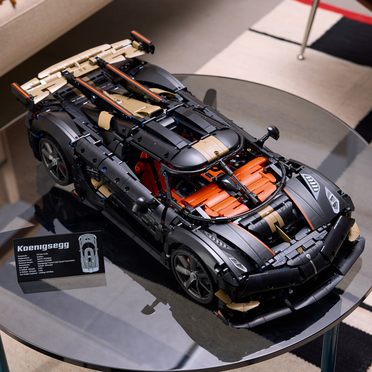 LEGO Technic 42232 Koenigsegg Sadair's Spear Megacar