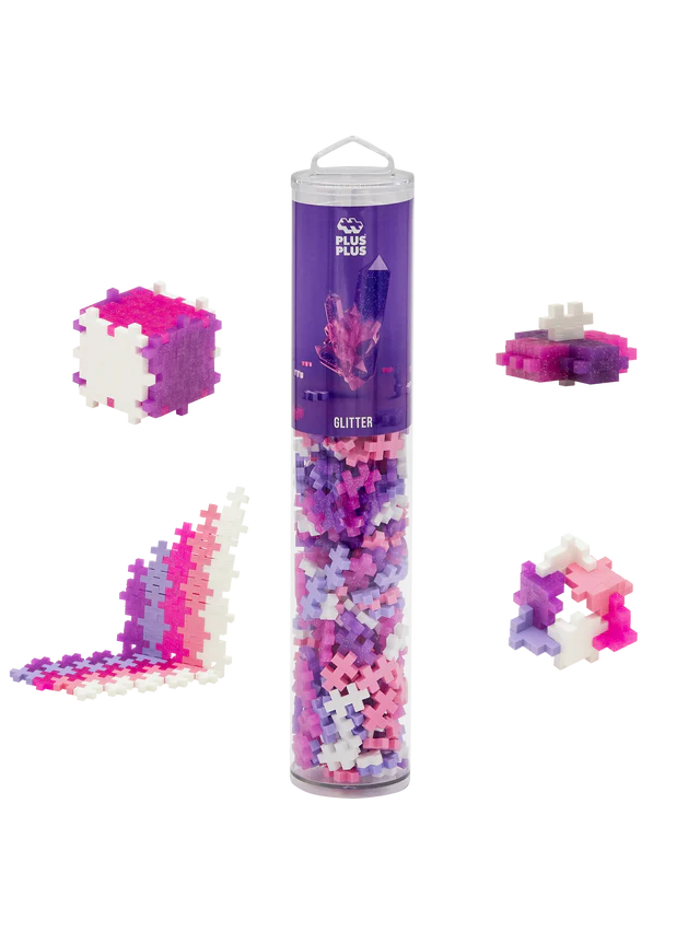 Plus Plus Tube - 240 pc Glitter Mix