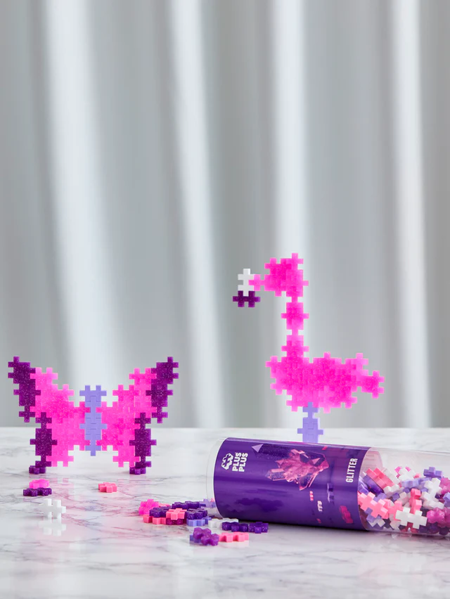 Plus Plus Tube - 240 pc Glitter Mix