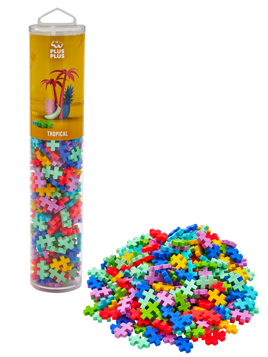 Plus Plus Tube 240 pc - Tropical Mix