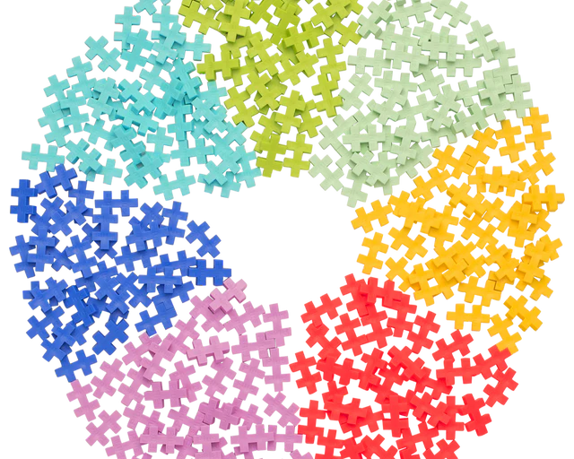 Plus Plus Tube 240 pc - Tropical Mix