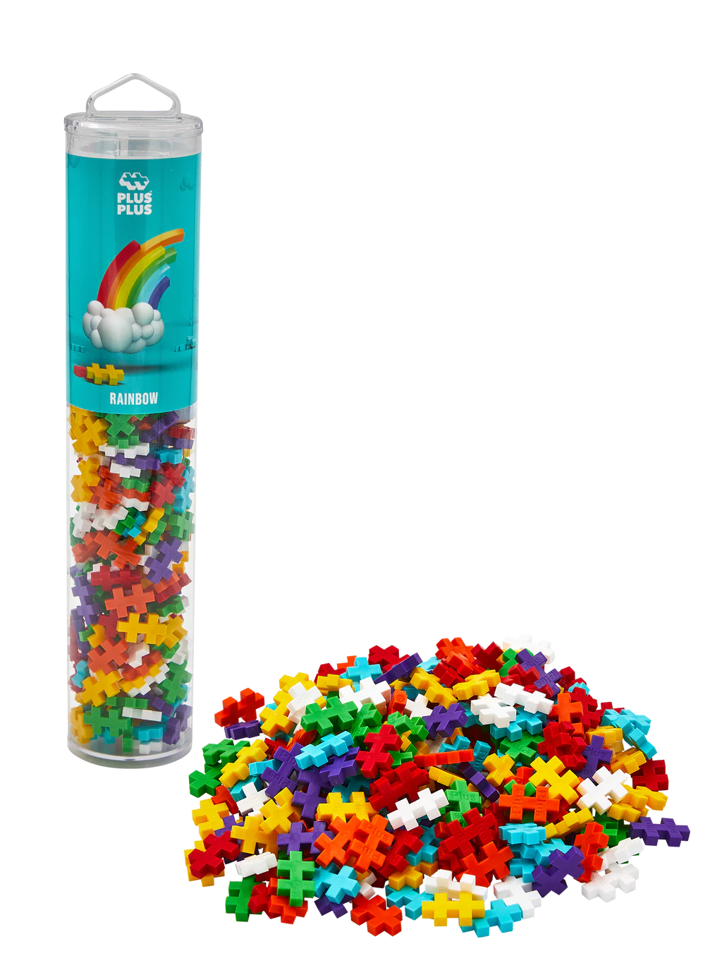 Plus Plus Tube 240 pc - Rainbow Mix