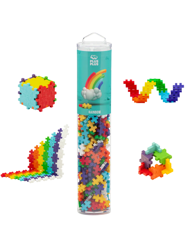 Plus Plus Tube 240 pc - Rainbow Mix